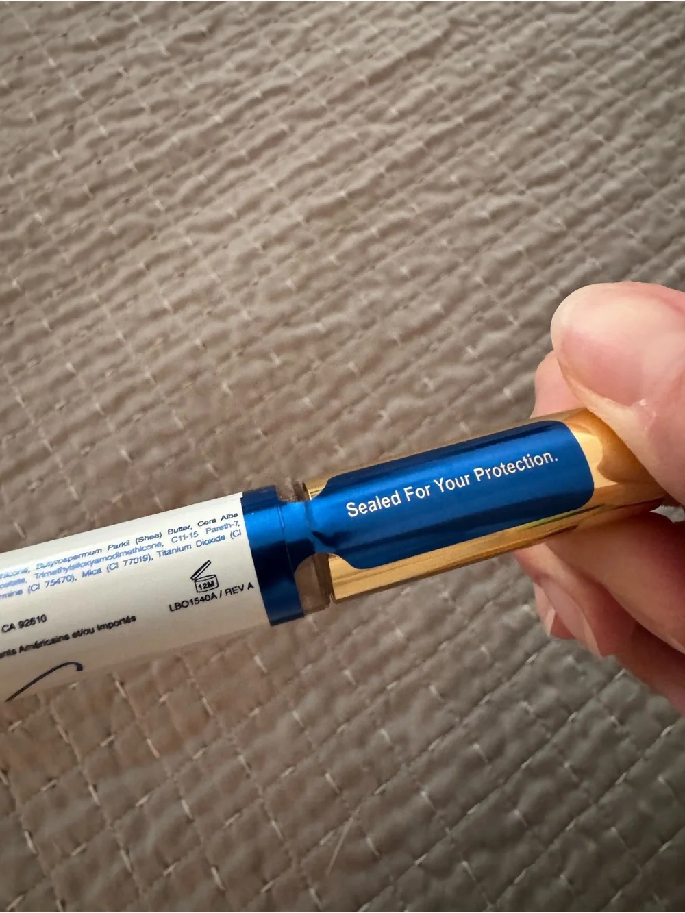 LipSense Sand Lip Gloss - Light Beige Shimmer by Senegence